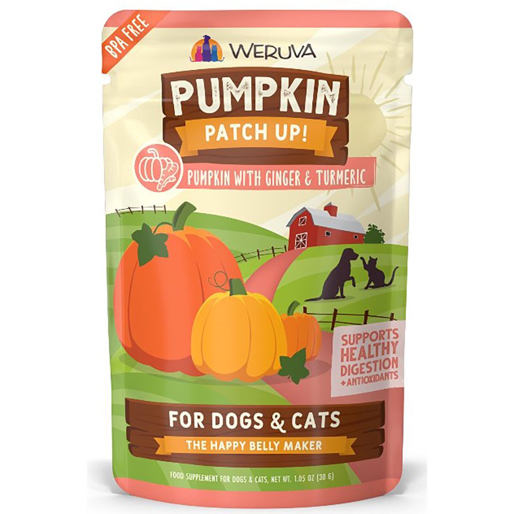 Weruva Pumpkin Patch Up! Ginger and Turmeric Dog and Cat Food Supplement