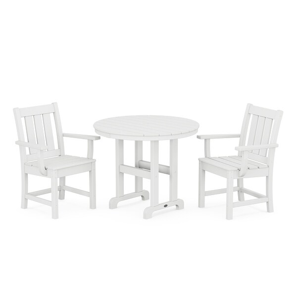 POLYWOOD Oxford 3Piece Farmhouse Dining Set