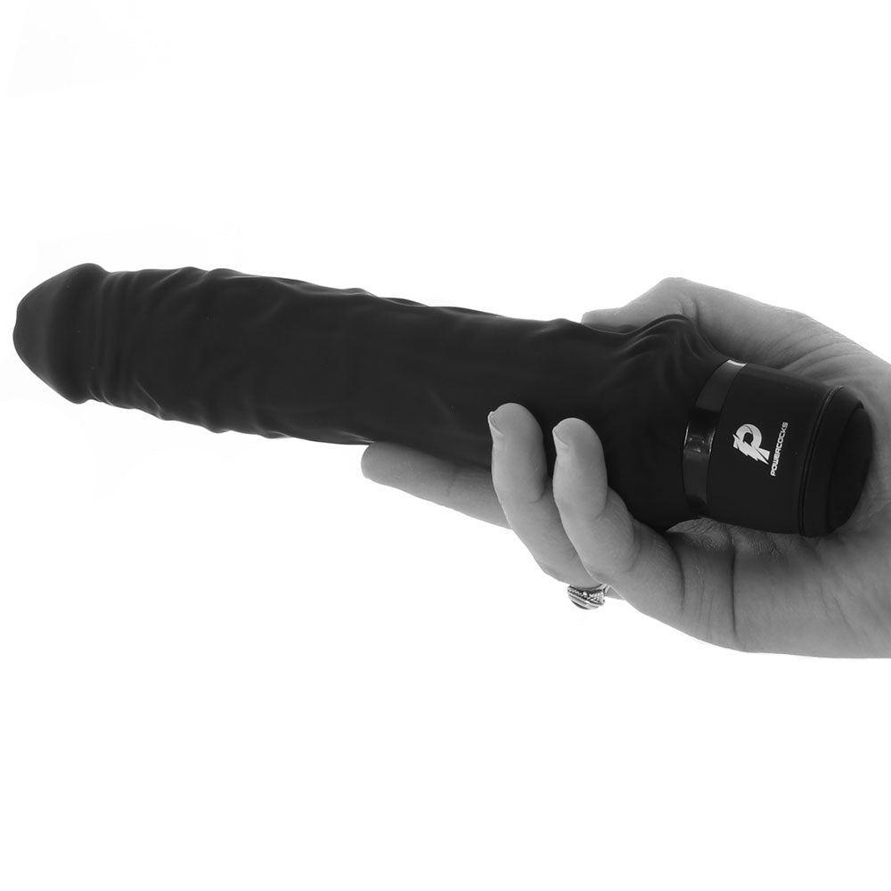 PowerCock 8 Inch Girthy Realistic Vibe in Black