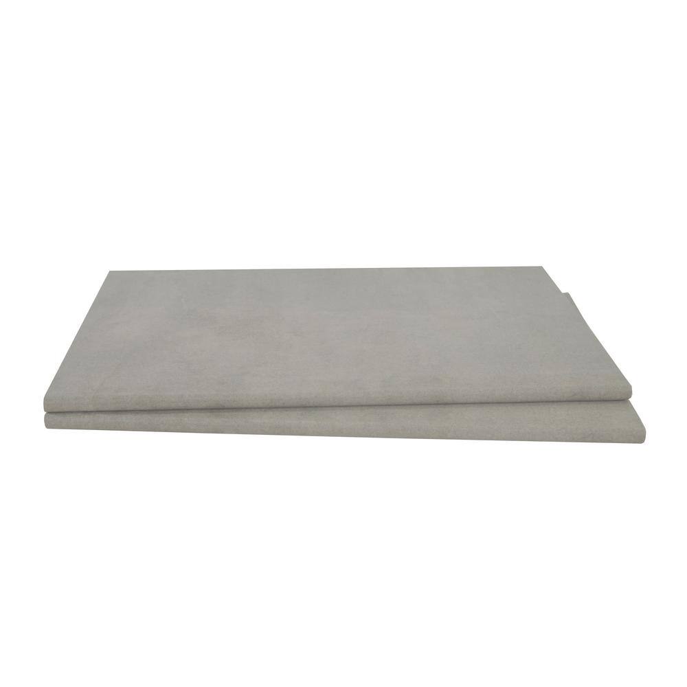 MSI Beton Gray 0.79 in. x 13 in. x 24 in. Porcelain Pool Coping (26 Pieces56.33 sq. ft.Pallet) LCOPNBETGRE1324