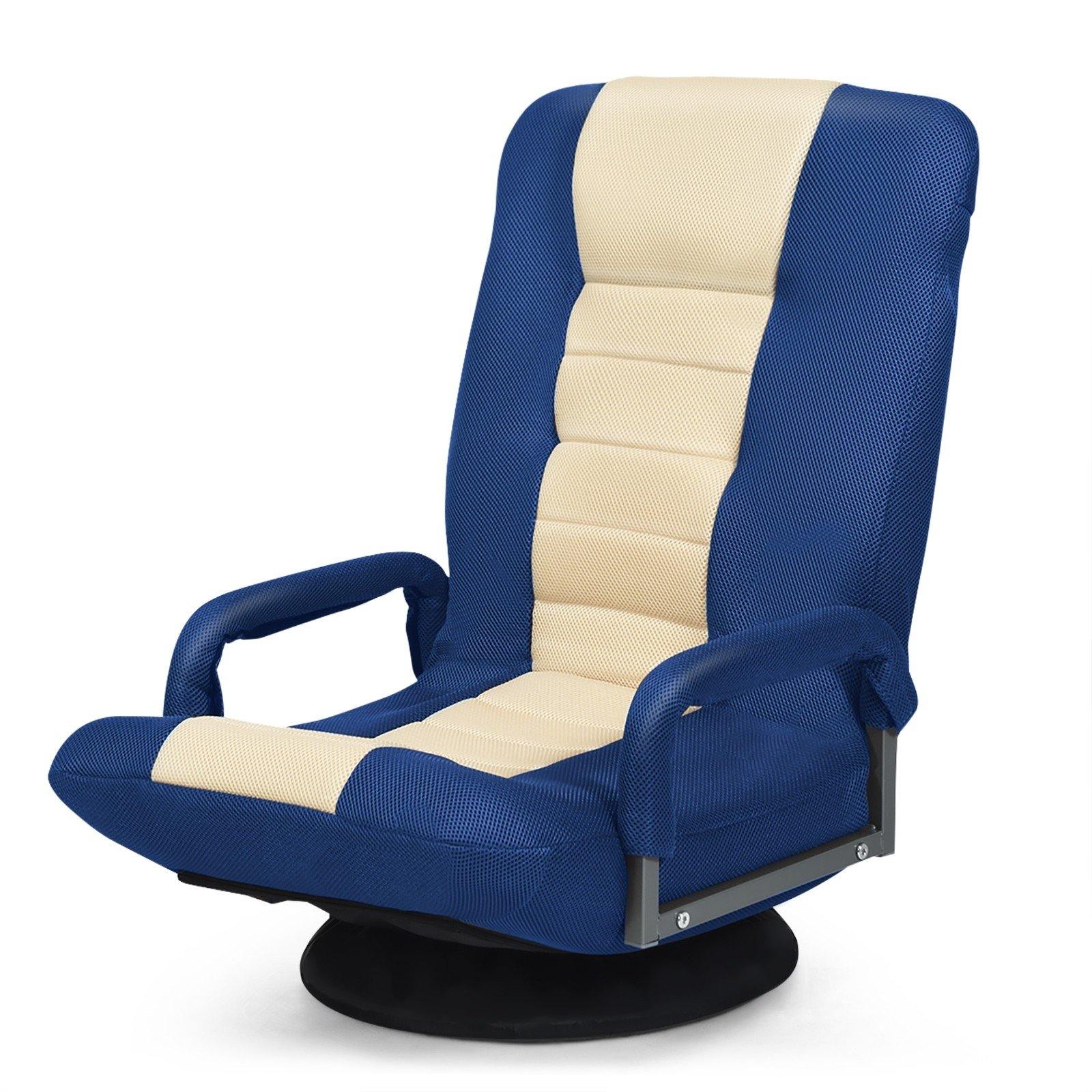 360 Degree Swivel Gaming Chair , Foldable Lazy Sofa Chair