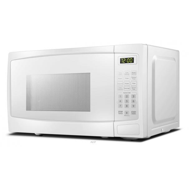 Danby 20-inch, 1.1 cu.ft. Countertop Microwave Oven with Auto Defrost DBMW1120BWW