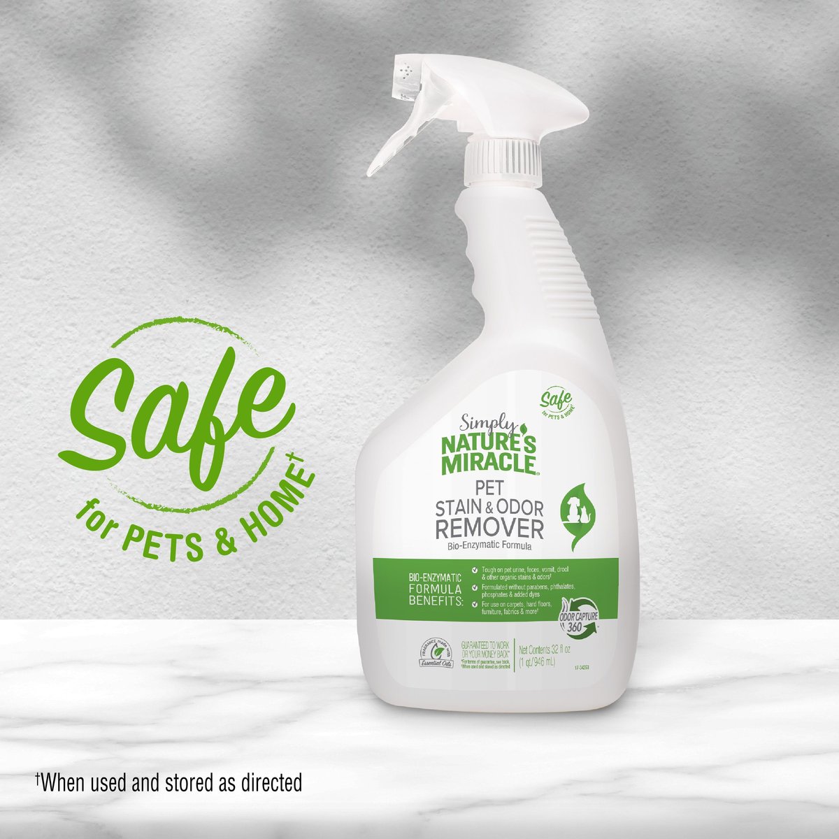 Simply Nature's Miracle Pet Stain and Odor Remover