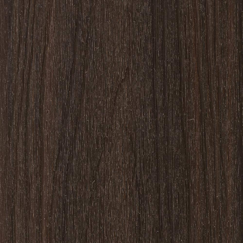 NewTechWood UltraShield 0.6 in. x 12 in. x 12 in. Spanish Walnut Fascia Composite Decking Board Sample US05-12-WN-S