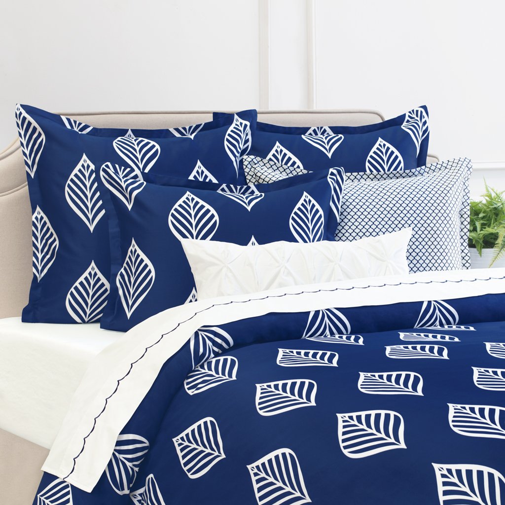 Blue Waverly Duvet Cover