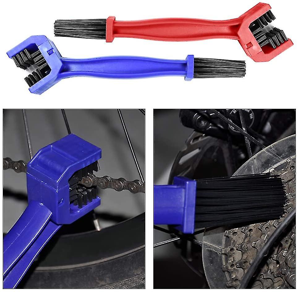 Bicycle Cleaning Brush Set 5 Pieces Chain Brush Tool For Bicycle Chain Cleaning