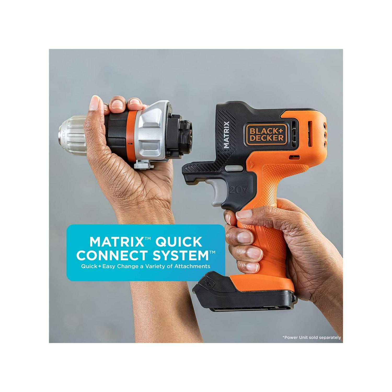 BLACK+DECKER 20V MAX Matrix Cordless Drill/Driver