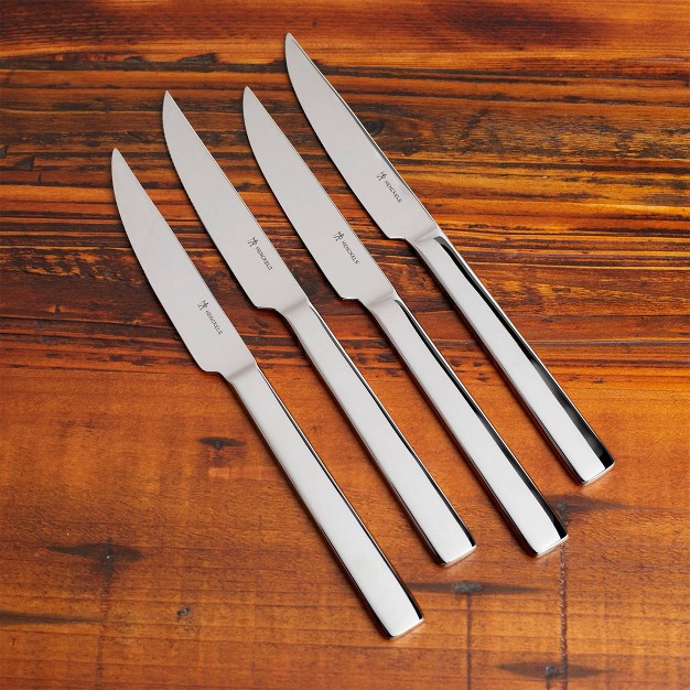 Henckels 4pc High Carbon Stainless Steel Blade Steak Knife Set