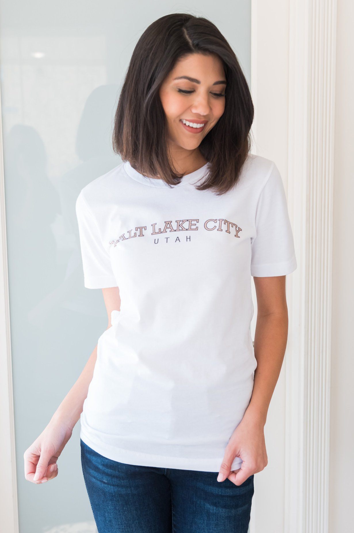 Salt Lake City Modest Graphic Tee