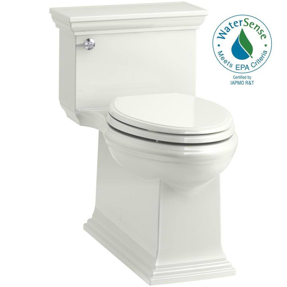 KOHLER Memoirs Stately 1-Piece 1.28 GPF Single Flush Elongated Toilet in Dune K-6428-NY