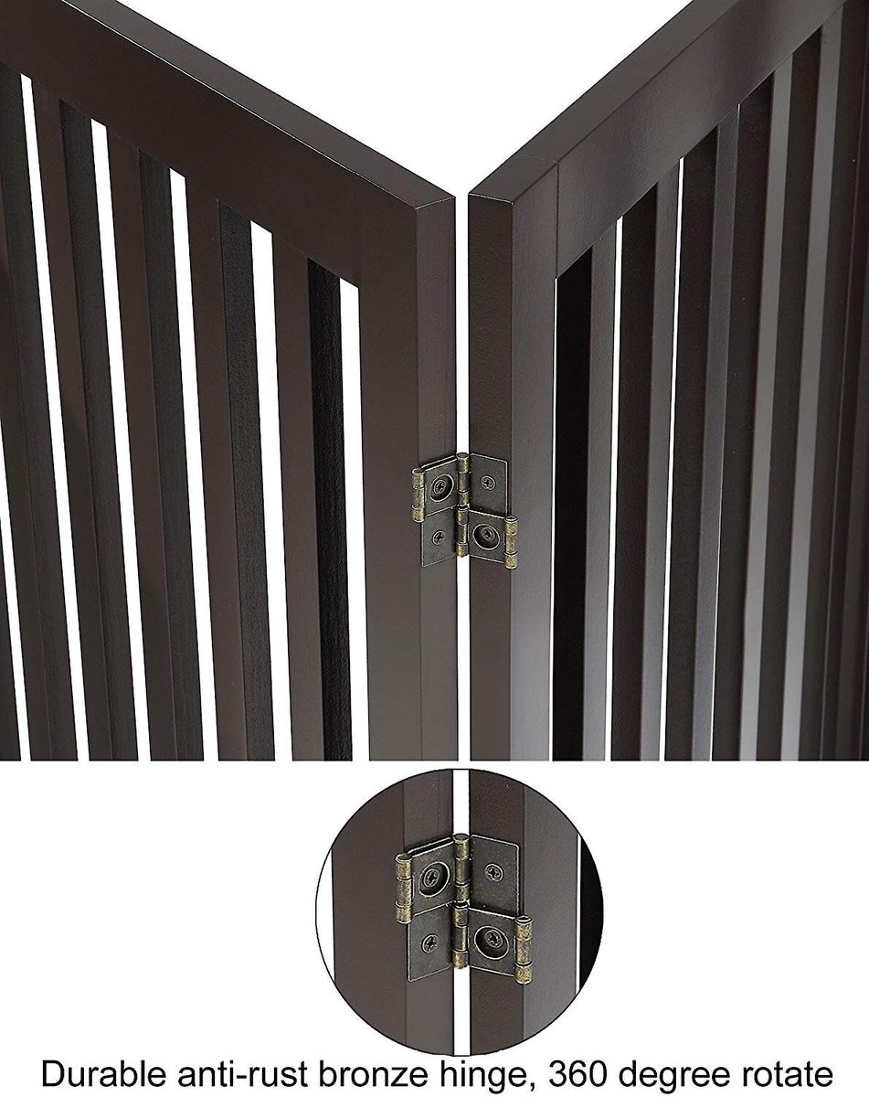 Unipaws 4 Panel Free Standing Dog Gate