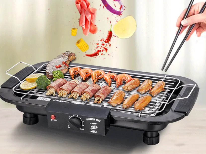 Smokeless Babecue Griddle Indoor Electric Griddle Pan electric BBQ Grill with 5 Thermostat Modes new electric grill machine