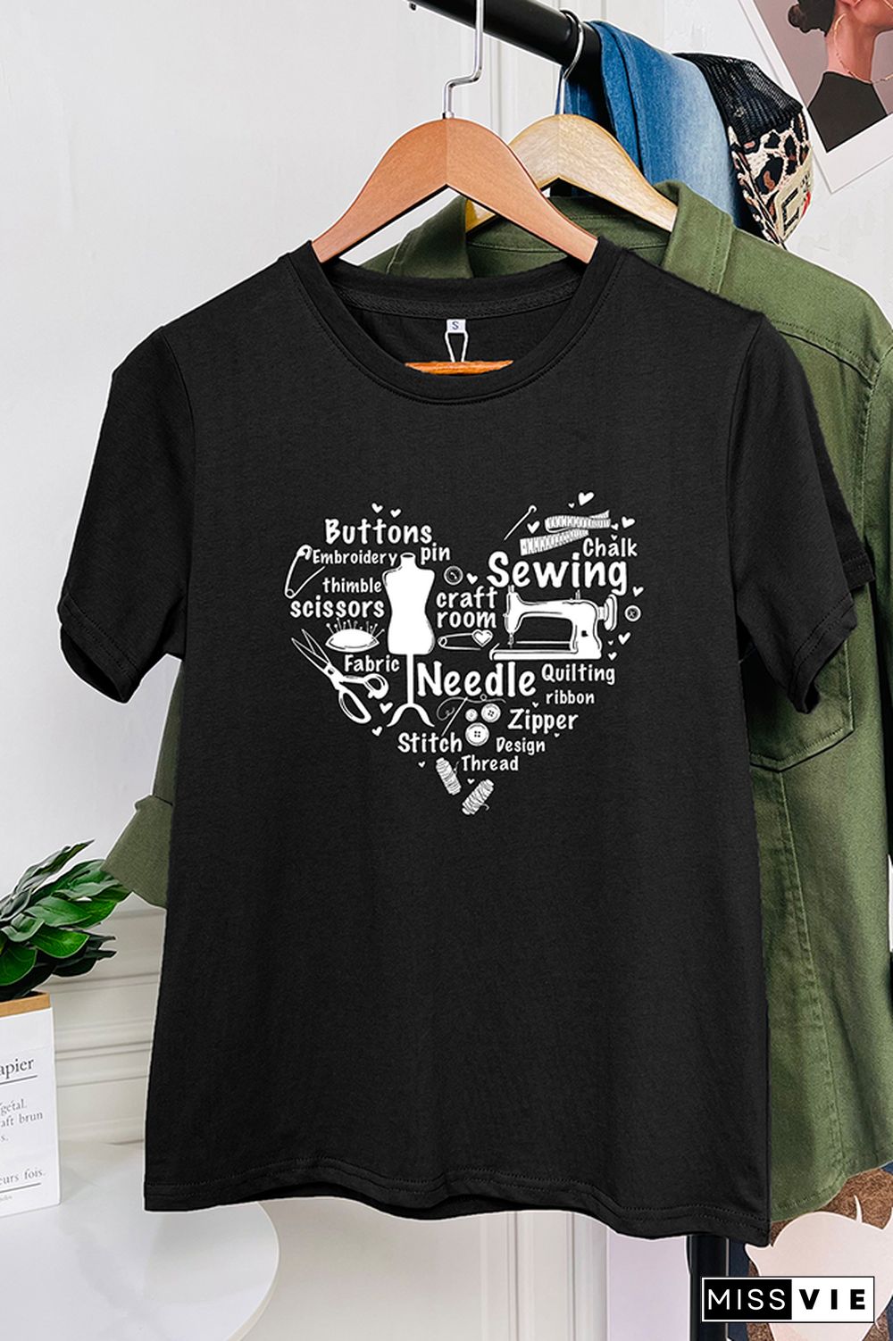 Sewing Files For Cricut Graphic T-Shirt Wholesale