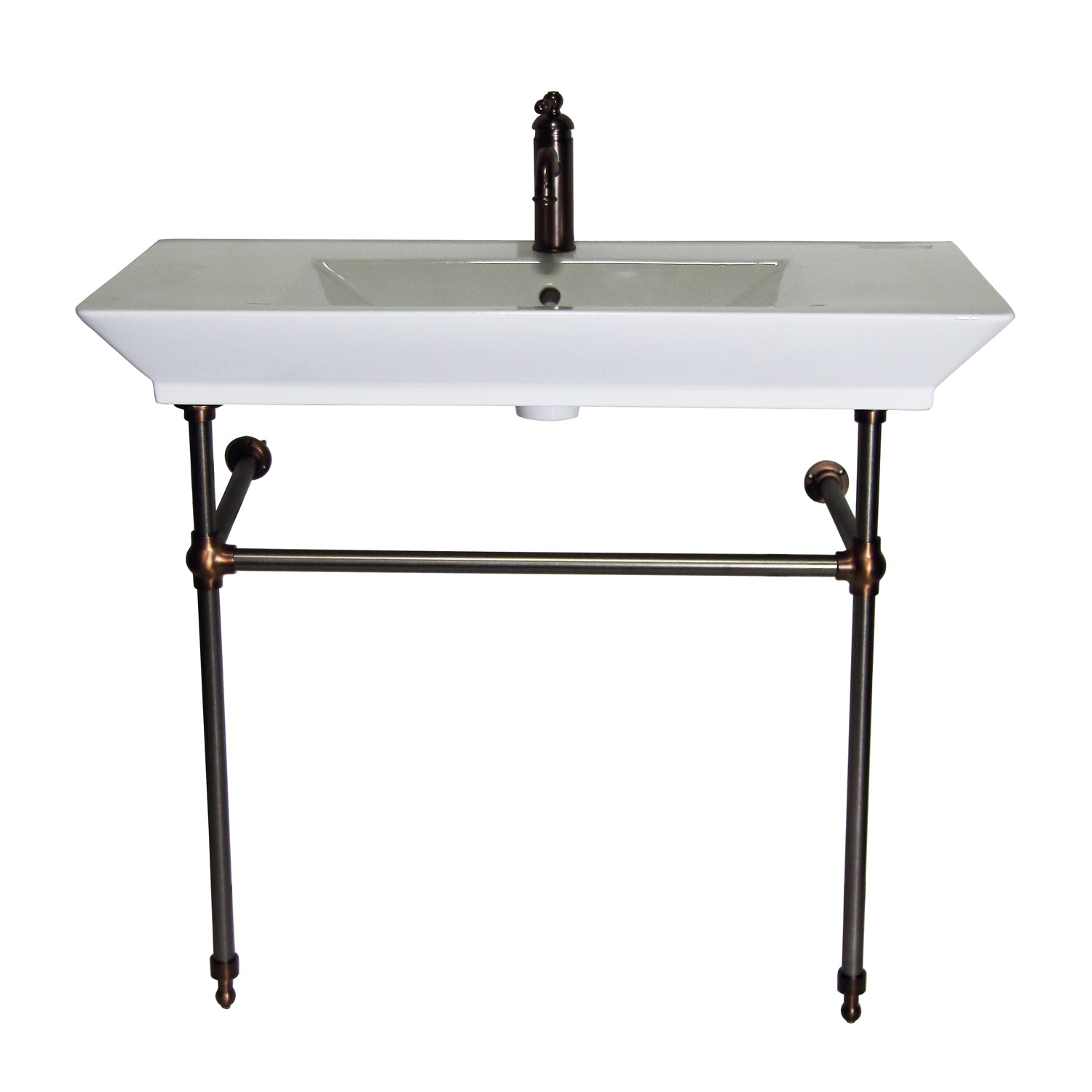 Opulence Large Console with Brass Stand for 