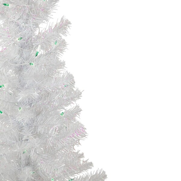 4' Prelit Rockport White Pine Artificial Christmas Tree