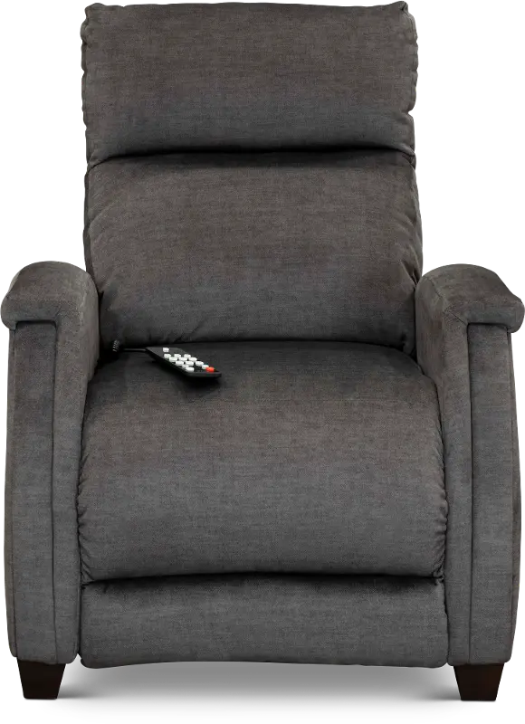 Venus Graphite Gray Power Recliner with SoCozi