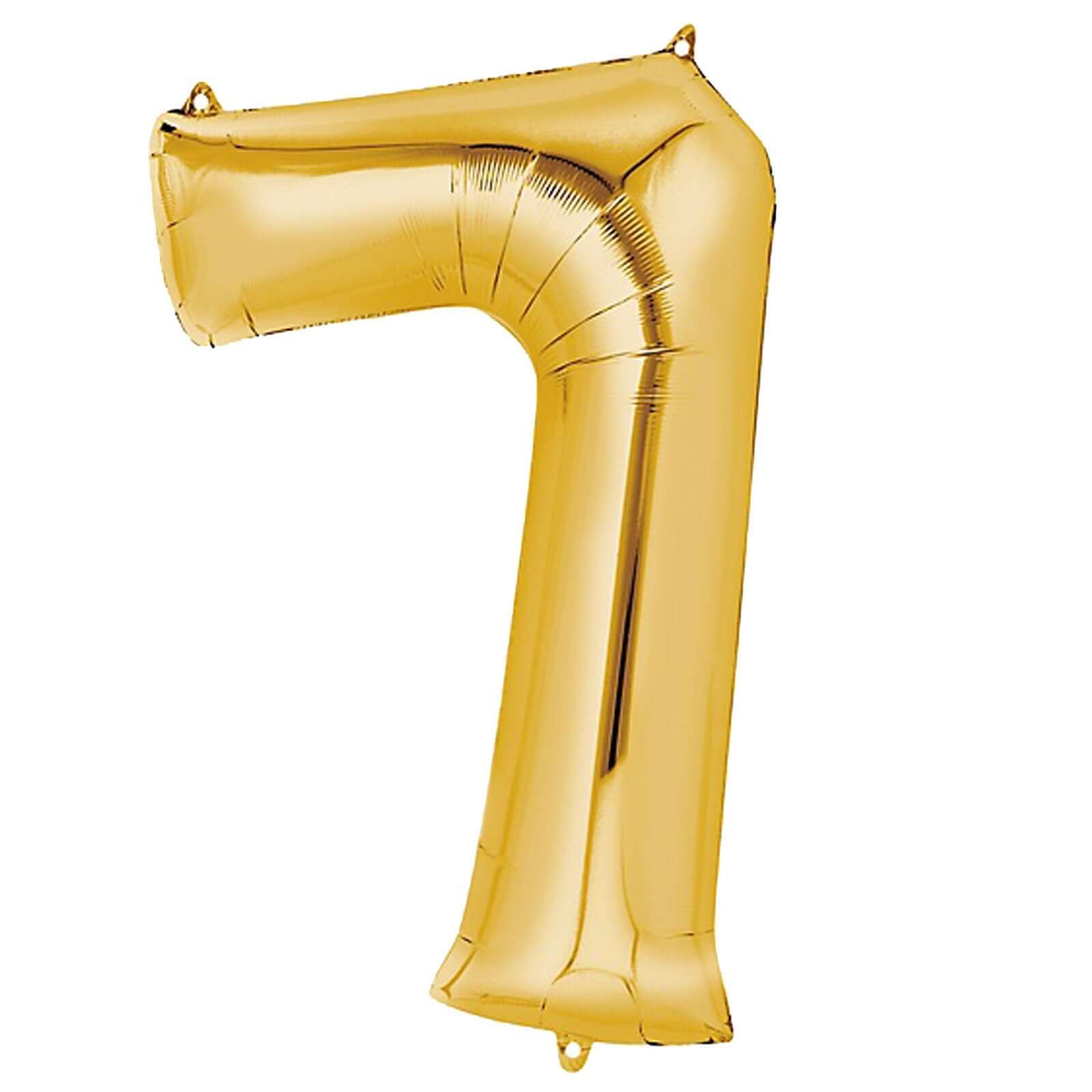 Shiny Metallic Gold Mylar Foil Helium/Air Number and Letter Balloons 40