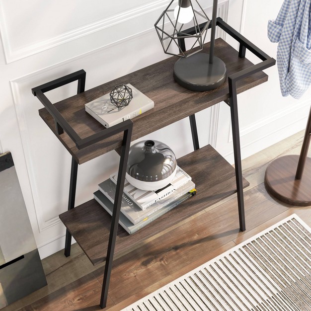 Grovalf Contemporary 1 Shelf Console Table Mibasics