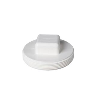 Homewerks Worldwide 4 in. PVC DWV MPT Cleanout Plug Fitting 189308