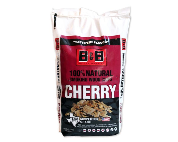 BB Natural Cherry  Smoking Chips， 180 cu. in. Bag - C00126-T