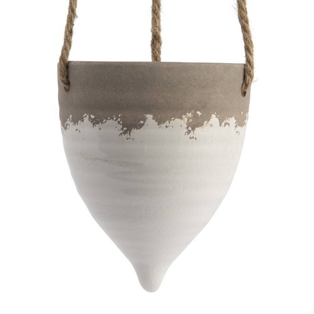 Jute Hanging Planter 8 5 quot Storied Home