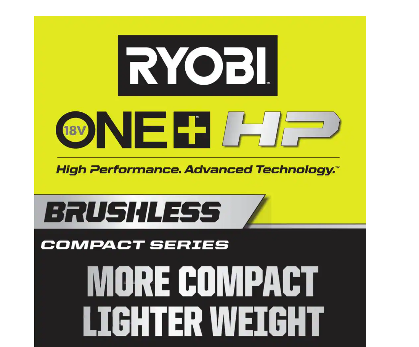 RYOBI PSBHM01B ONE+ HP 18V Brushless Cordless Compact 1/2 in. Hammer Drill (Tool Only)