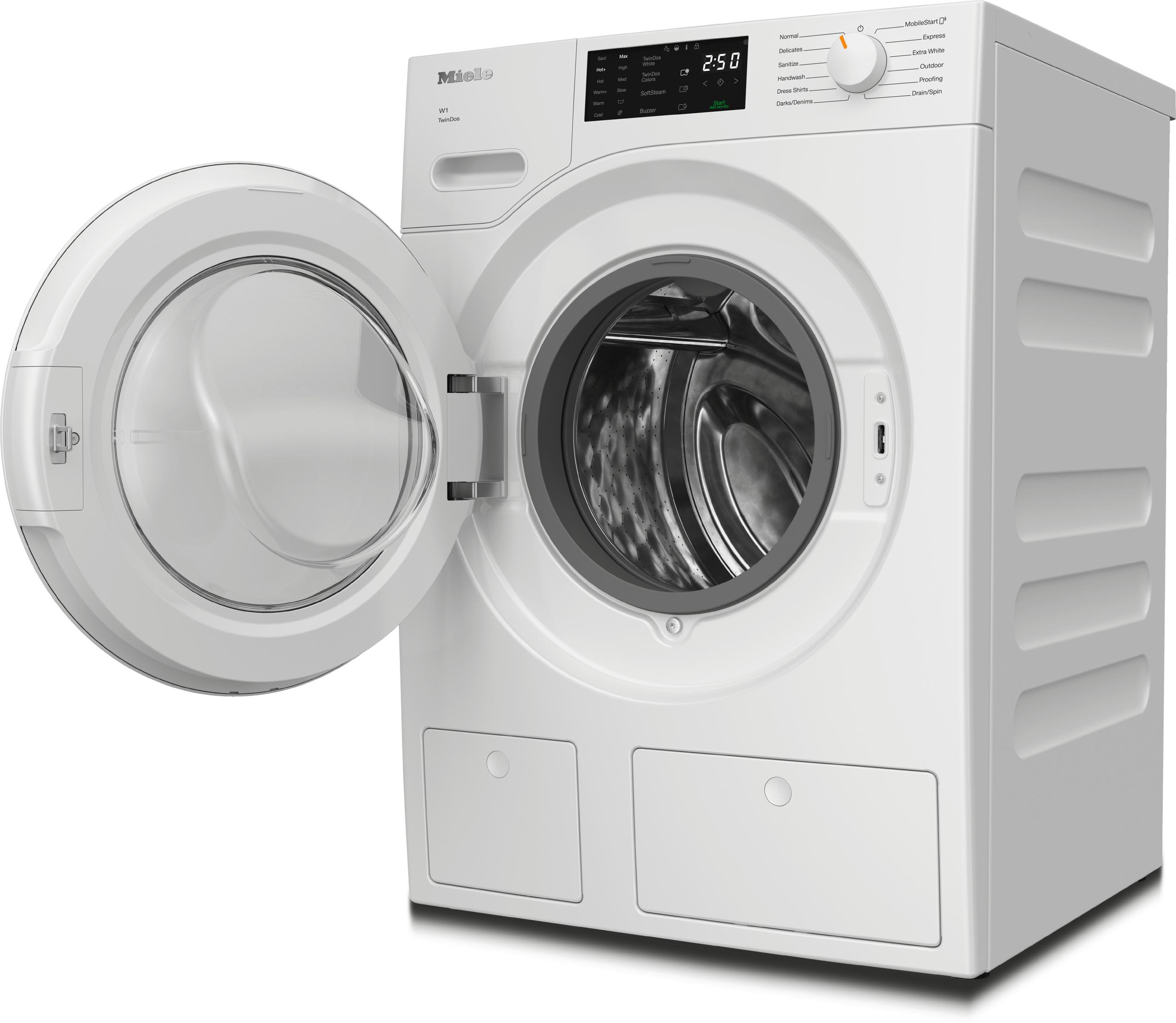 Miele WWD 660 WCST DOS LOTUS WHITE Wwd660 Wcs Tdos - W1 Front-Loading Washing Machine: With Twindos And Miele@Home For Smart Laundry Care And Maximum Convenience.