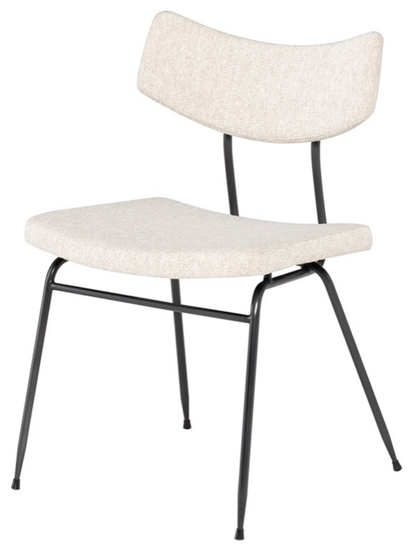 Soli Shell Fabric Dining Chair   Midcentury   Dining Chairs   by Kolibri Decor  Houzz