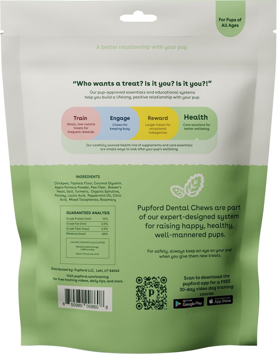 Pupford Dental Dog Dental Treats