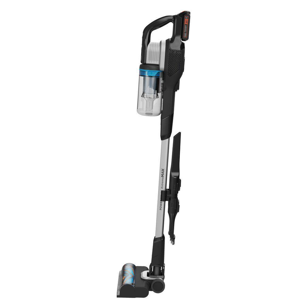 BLACK+DECKER POWERSERIES Extreme 20V MAX Bagless Cordless Washable Filter Multi-Surface Black Stick Vacuum with 5.0Ah Battery BHFEB520D1