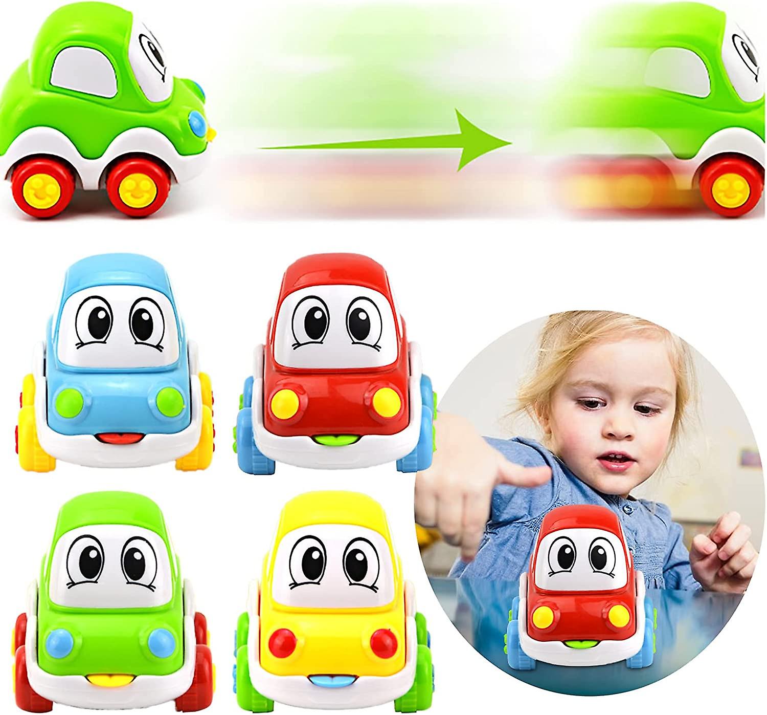 Baicccf Mini Baby Kids Cartoon Cute Forward Movement Engineering Car Educational Toys Activities For Kids Big Magnetic Cubes