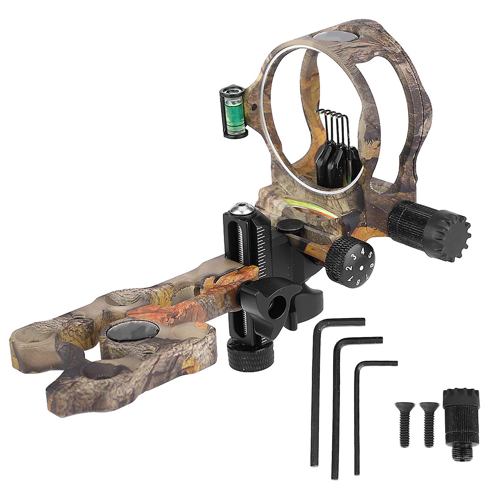 Quality 5 Pin Archery Shooting Compound Bow Sight Set With Light For Practicing