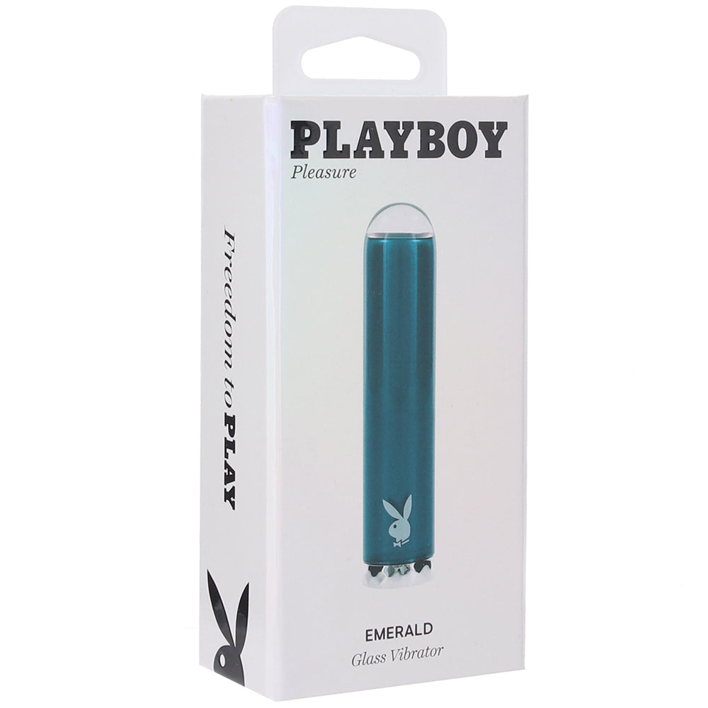 Playboy Emerald Glass Vibe