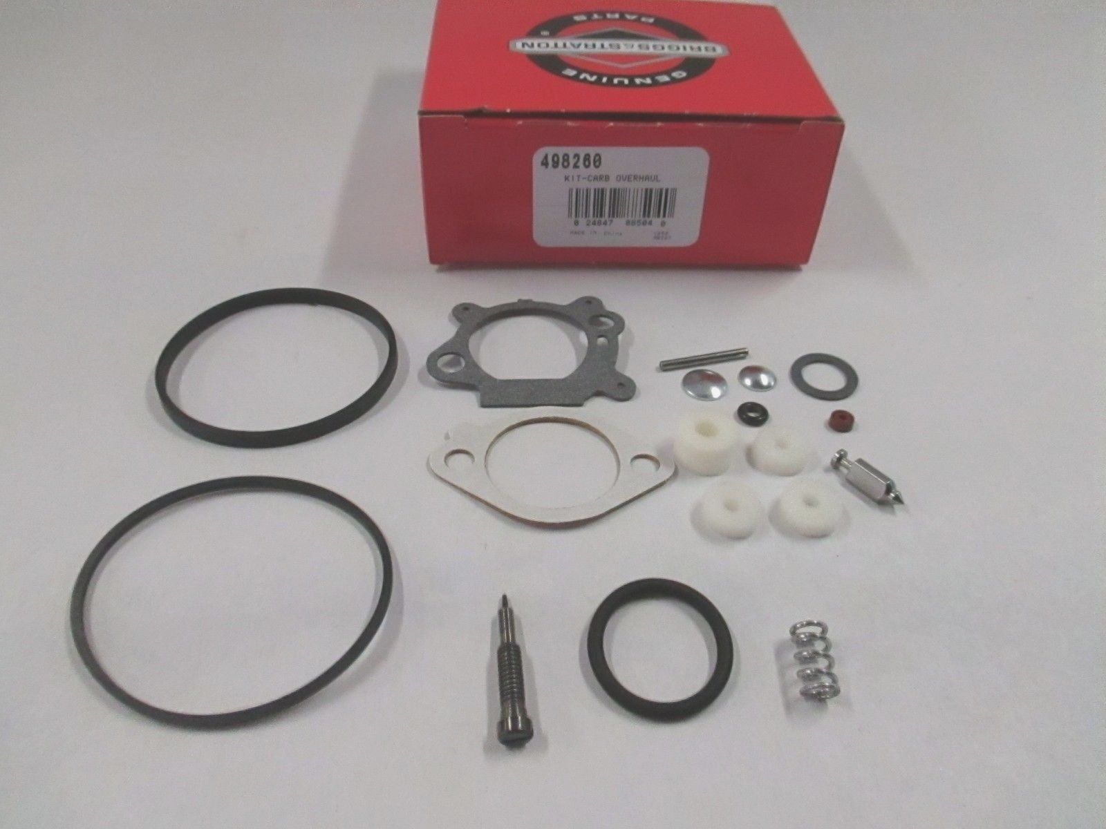 Briggs & Stratton Small Engine Carburetor Kit for Single Cylinder Engines Rebuild Kit 498260