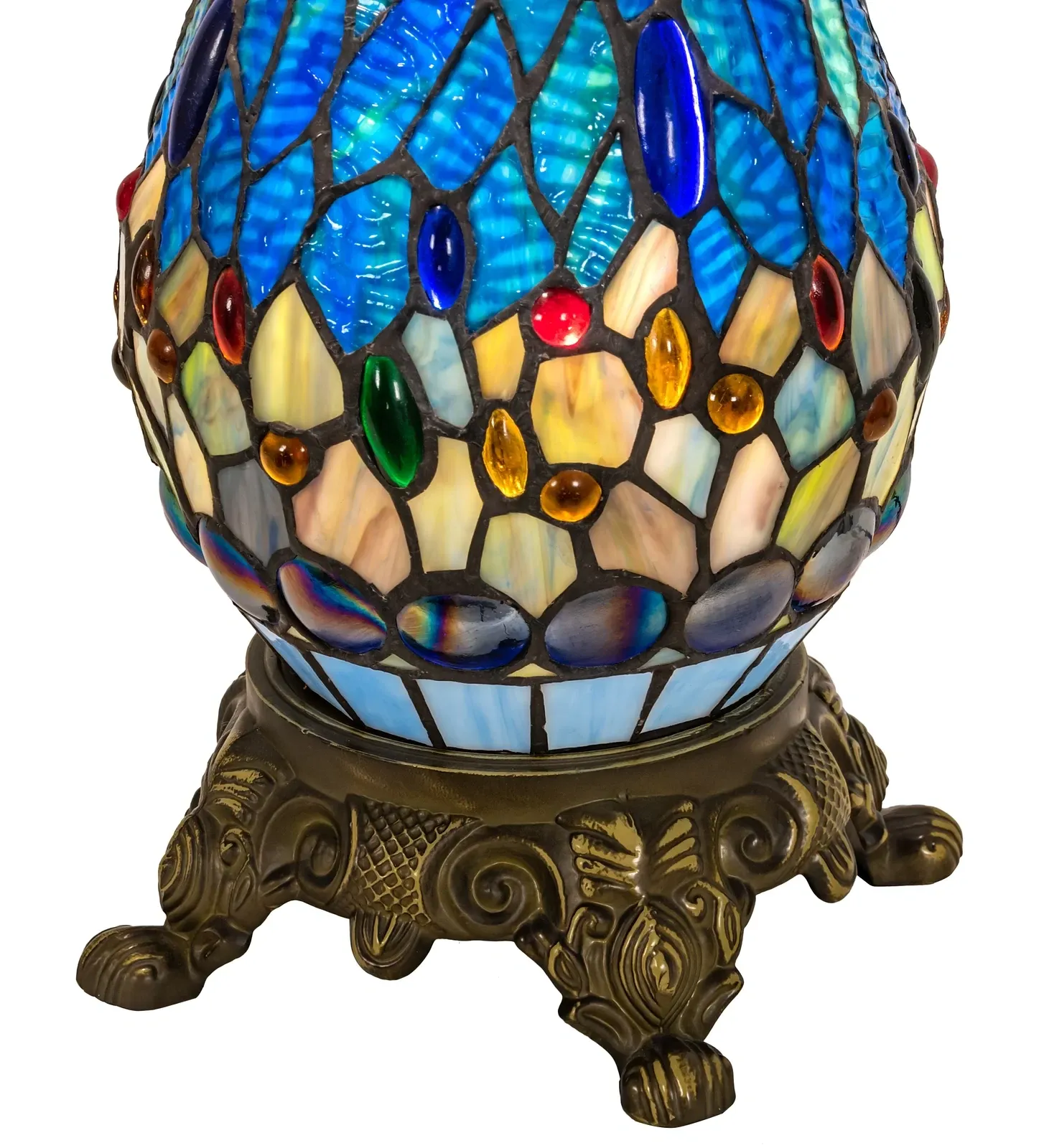 Diane 25'' Blue Table Lamp