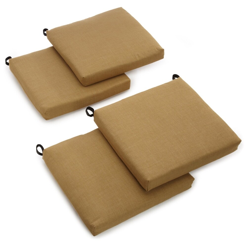 20 inch by 19 inch Outdoor Chair Cushions (Set of 4)   20 x 19