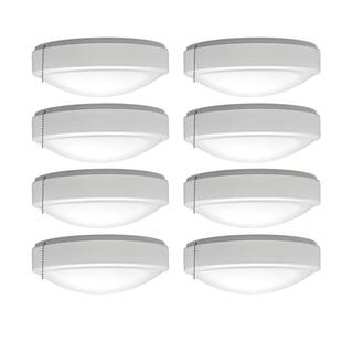 Hampton Bay 11 in. 2700K Warm White and 4000K Bright White Universal LED Ceiling Fan Light Kit (8-Pack) 53701101-8PK