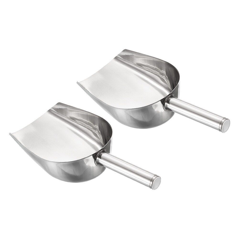 Ice Scoop Stainless Steel 9.5x3.5\