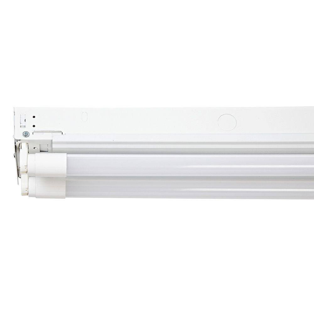 EnviroLite 4 ft. T8 LED White Strip Light Fixture 4000K ST702T3540