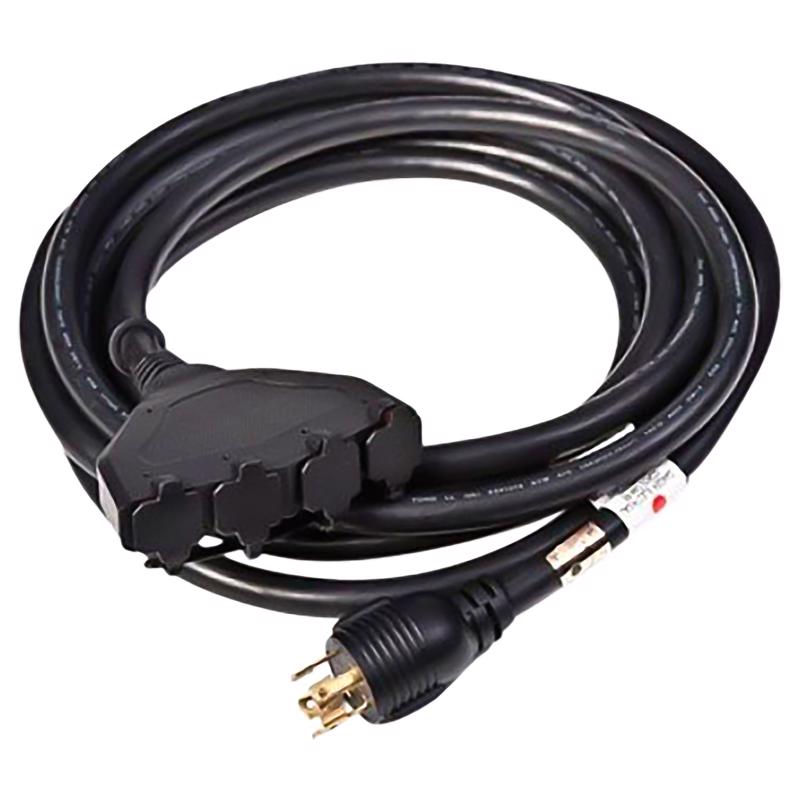 Generac 10/4 240 V 20 ft. L Generator Cord