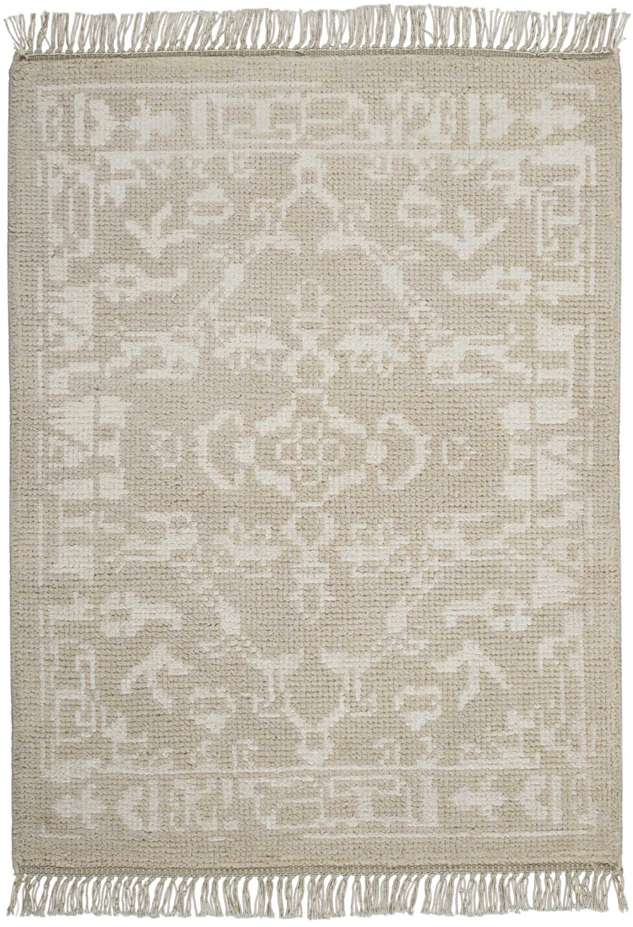 Elan Hand Knotted Light Grey Rug