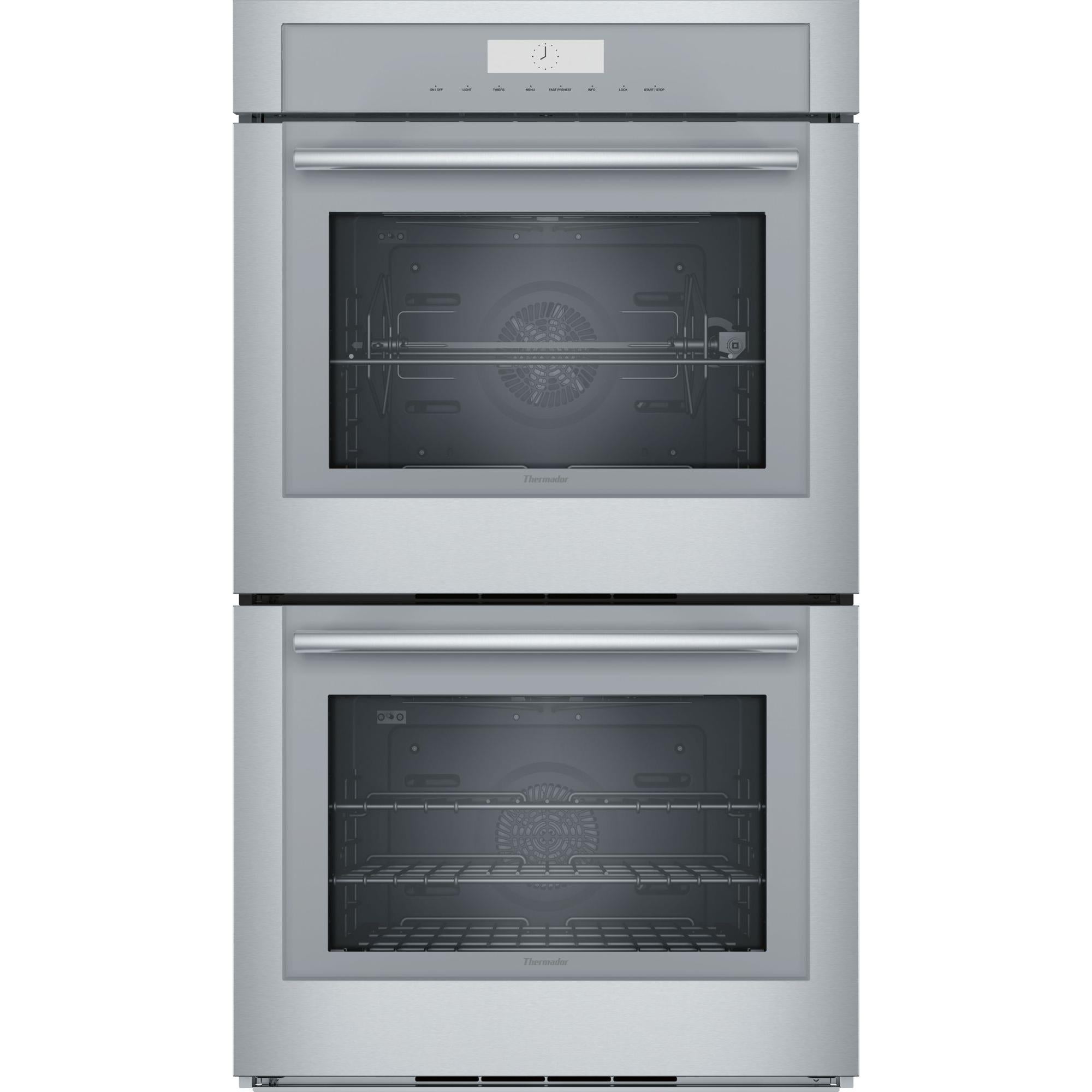 Thermador 30-inch, 9.0 cu.ft. Built-in Double Wall Oven with Home Connect MED302WS