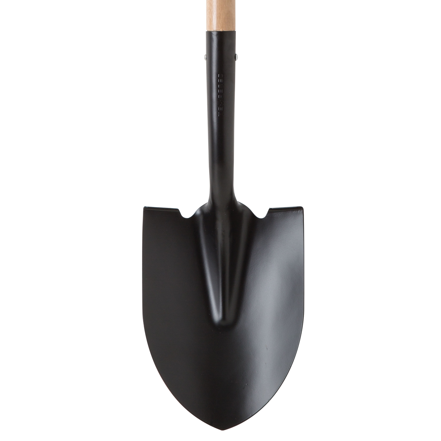 Home Plus 39 in. Steel Round Digging Shovel Wood Handle