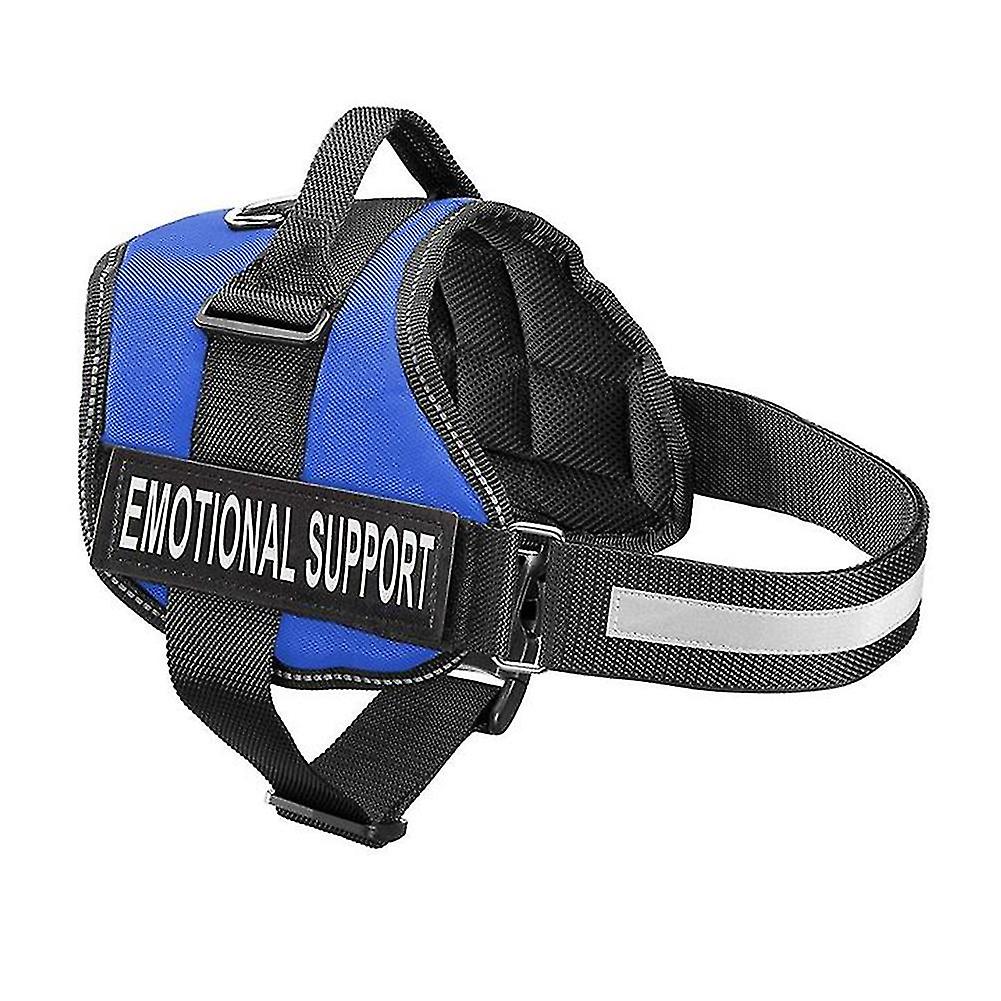 Nylon Pet Dog Durable Leash Rope Security Vest Chest Cloth Neck Strap (Blue 2XL)