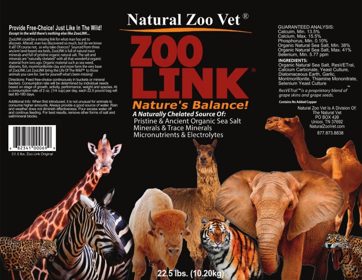 Natural Zoo Vet Zoo Link Multi-Species Naturally Chelated Mineral and Nutrient Supplement