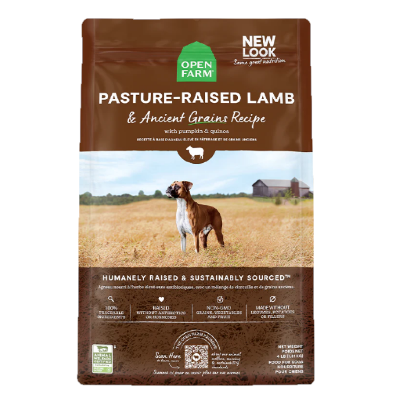 Open Farm Pasture-Raised Lamb  Ancient Grains Dry Dog Food