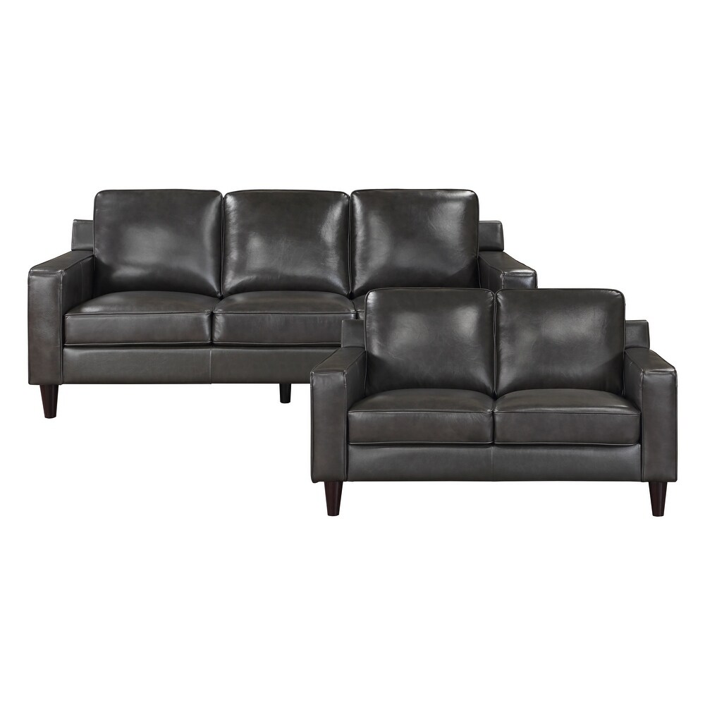 Belen 2 Piece Leather Match Living Room Sofa Set