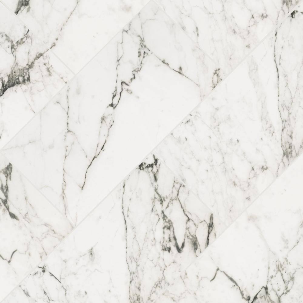 MSI Donatello 16 in. x 32 in. Polished Porcelain Marble Look Floor and Wall Tile (14.2 sq. ft.Case) NHDDONA1632PC