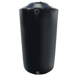 Chem-Tainer Industries 45 Gal. Black Vertical Water Storage Tank TC1851IW-BLACK