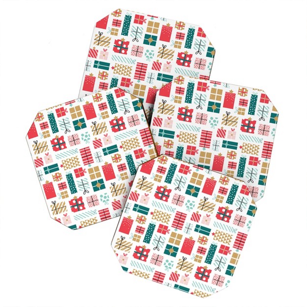 Wendy Kendall Wrap It Coaster Set deny Designs